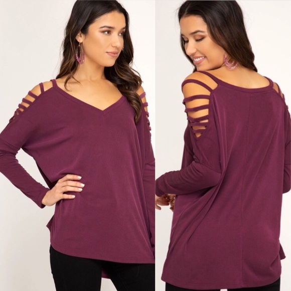 Strappy sleeve modal top - Picture 8 of 8